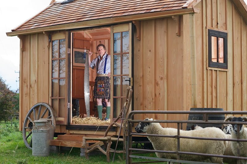 Shepherd's Hut by Anselm Fraser and Chippendale School of Furniture