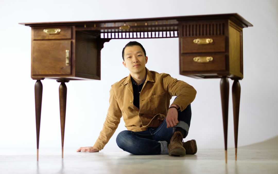South Korean student exhibits at Scottish parliament