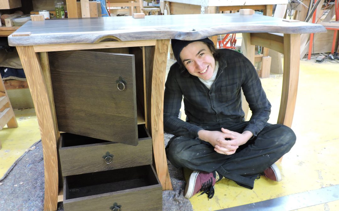 A desk with a secret