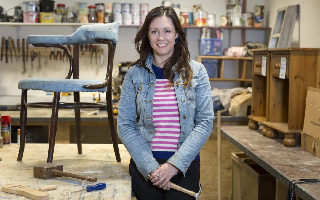 Upholstering a new course